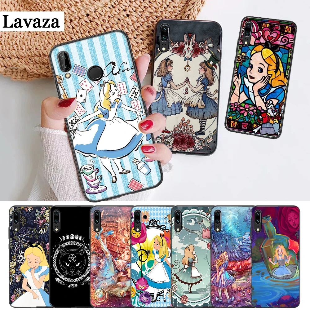 

Lavaza Princess Alice Silicone Case for Huawei P8 Lite 2015 2017 P9 2016 Mimi P10 P20 Pro P Smart 2019 P30 Lite Pro