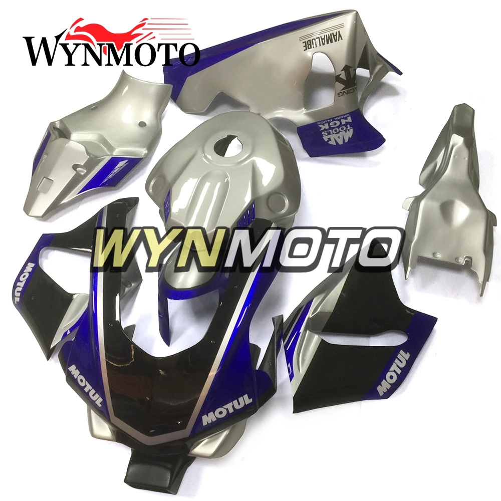 Выполните стекловолокна гонки инъекций темно-синий Щепка Новая мотоциклетная обувь Обтекатели для Yamaha YZF R1 год 15 16 2015 2016 капоты