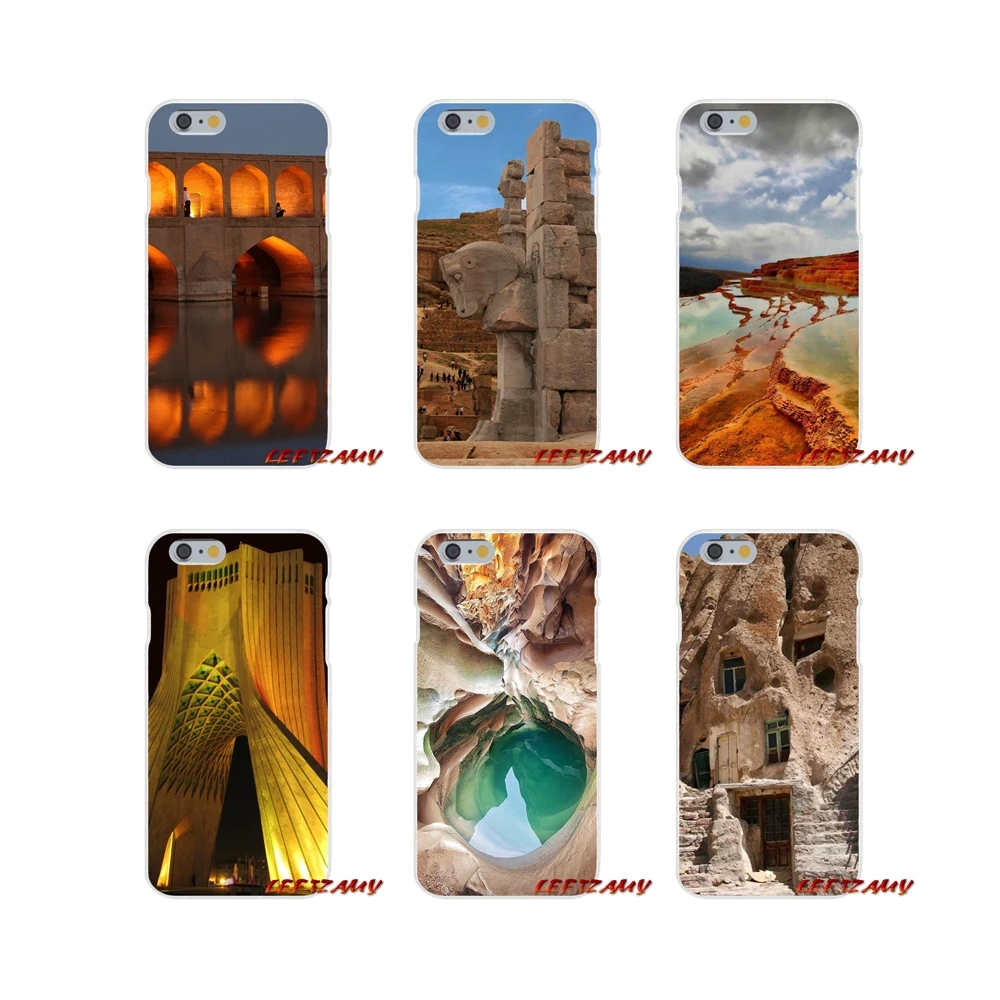

For iPhone X XR XS MAX 4 4S 5 5S 5C SE 6 6S 7 8 Plus Accessories Phone Cases Covers Iran Grungy Flag