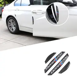 Углеродного волокна протектор для двери автомобиля, анти-столкновения полосы стороне наклейки пульт дистанционного управления для BMW 1 2 3 4