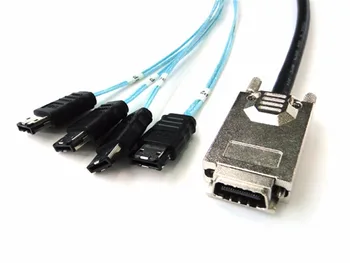 

Infiniband SFF-8470 Host to 4 External eSATA Hard Disk SAS Cable