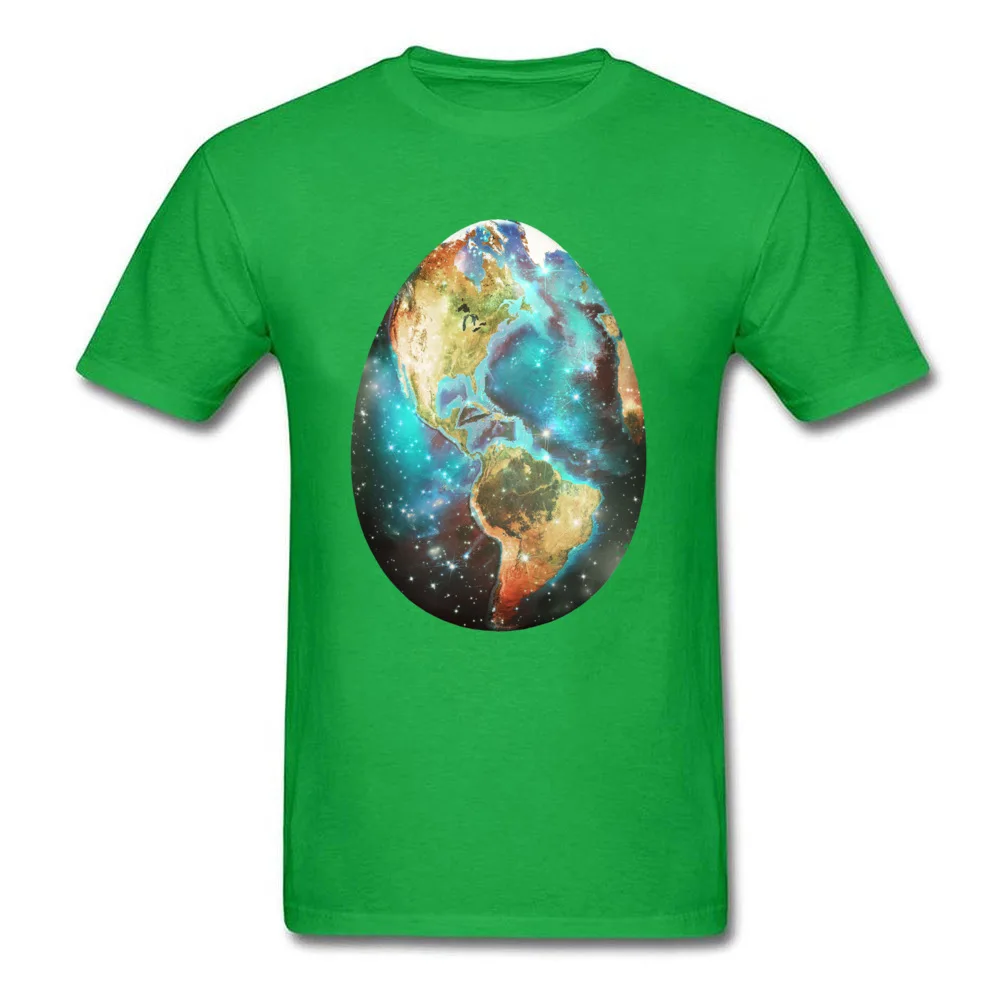 Earthly egg Gift Short Sleeve Tops T Shirt NEW YEAR DAY Crewneck Pure Cotton Youth T Shirt Gift Tops Shirts Retro Earthly egg green