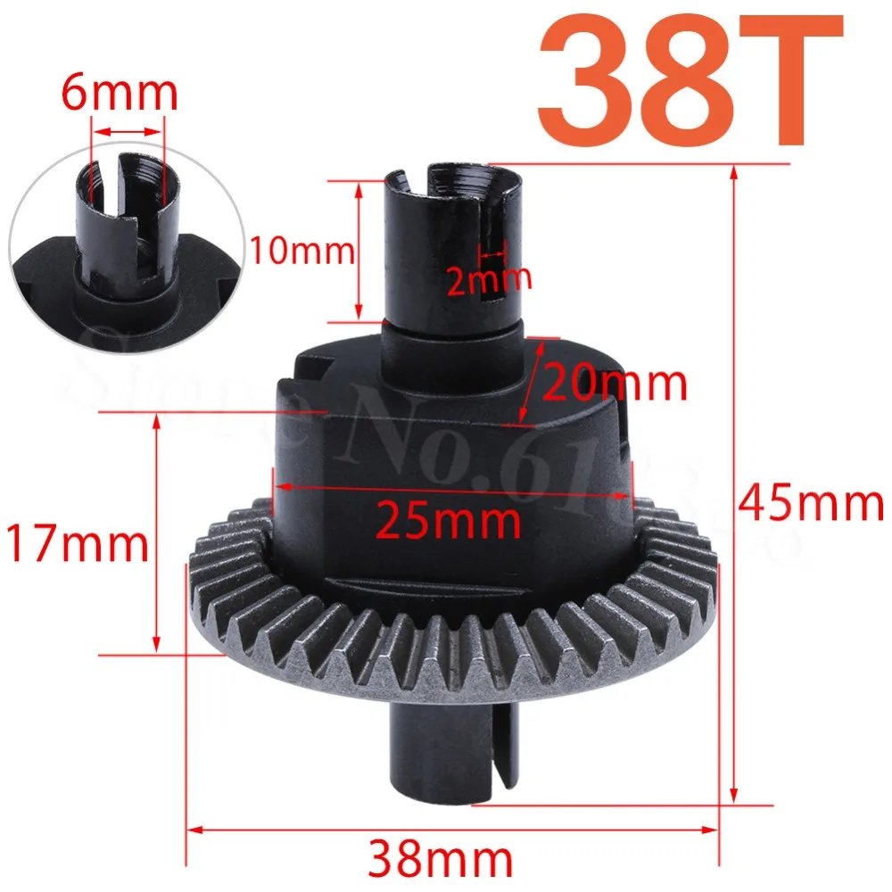 Hsp 02024 Differential Diff Gear Complete For 1/10 Rc Model Car Spare Parts  Fit Buggy Monster - Parts & Accs - AliExpress