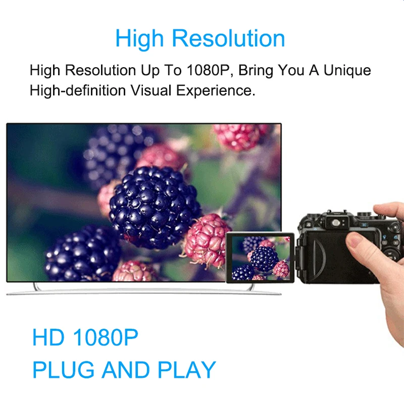 EGRINCY Mini HDMI вход для VGA выход HDMI Мужской адаптер для VGA Женский конвертер кабель 1080P для PS3/4 xbox 360 HDTV камера телефон