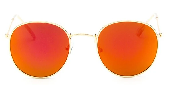 Red Bean, круглые солнцезащитные очки для женщин, фирменный дизайн, солнцезащитные очки для мужчин, Винтажные Солнцезащитные очки, женские очки, UV400 Oculos de sol - Цвет линз: red