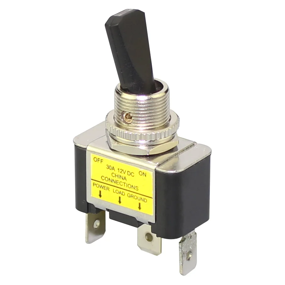 ASW 07D 2 30A on off Automotive Illuminated Toggle Switch with 12VDC