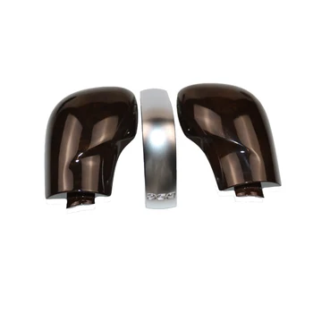 

ELISHASTAR Peach Wood Matte DSG Shift Knob Gear Side Cover For Golf 6 7 R Passat B7 B8 CC R20 J-etta