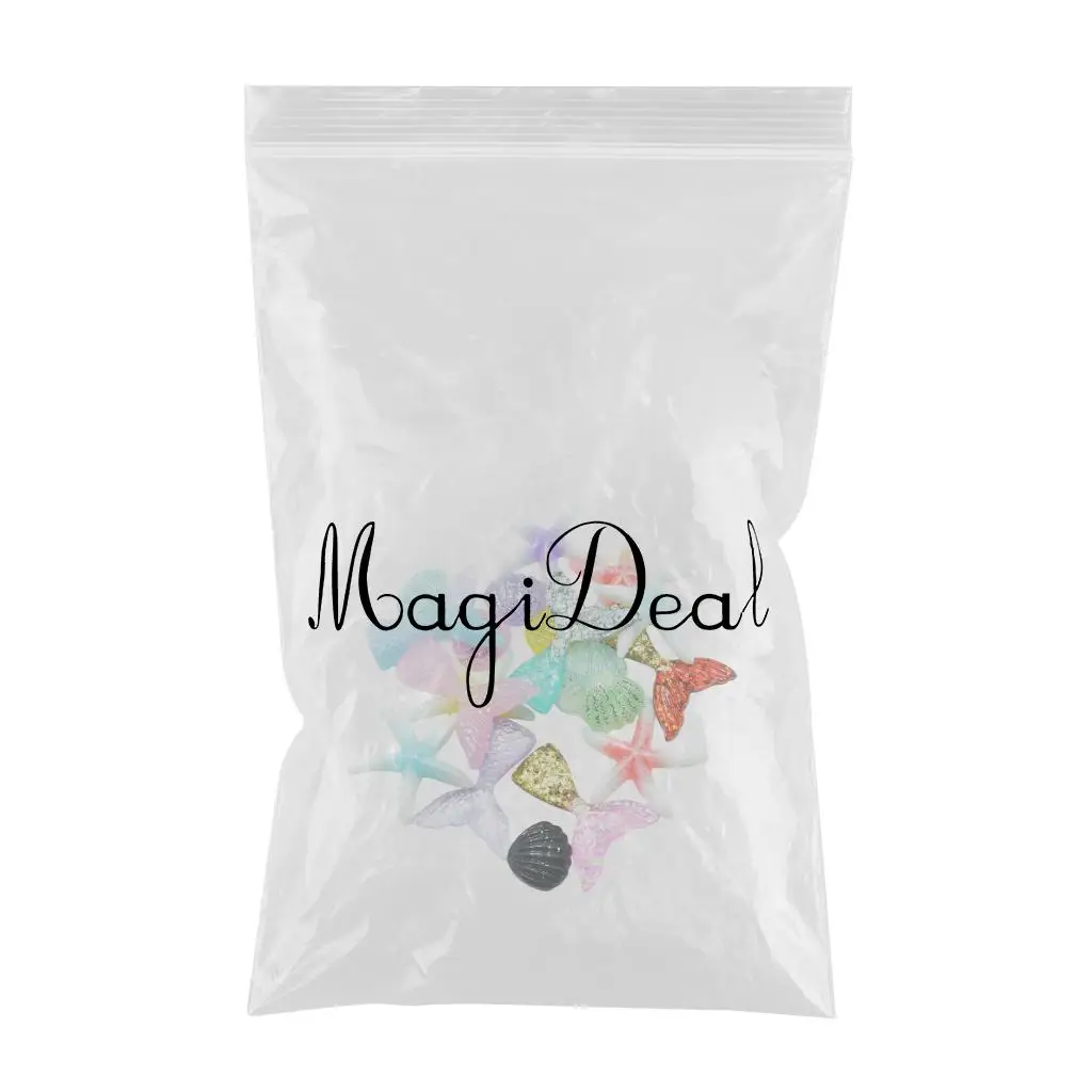20pcs Glitter Resin Flatback Flatbacks Cabochons Craft Scrapbooking Cardmaking Embellishments Assorted Shapes