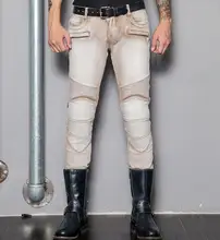 uglybros harley jeans / locomotive for the free time off road riding pants / spring and autumn jeans unisex bike
