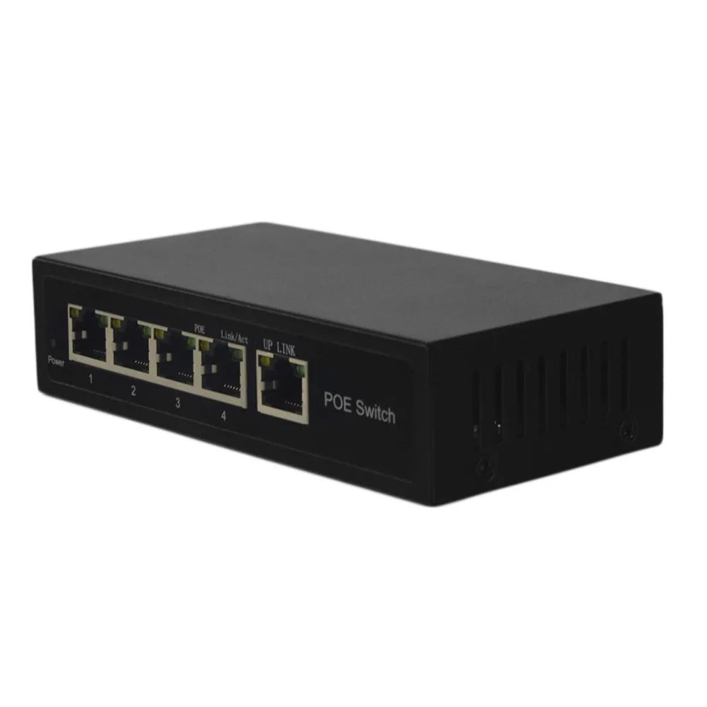 Universal KF S1QH 1TH 60 1 4 Port 10 100Mbps POE Switch Ethernet For Network Switch