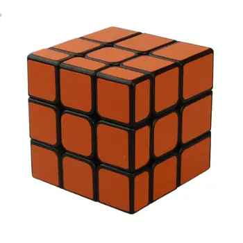 

2019 New 6 Colors Unequal 3x3x3 Speed Mirror Magic Cube Cast Coated Puzzle Toys for Kids Children Black Body + Standard Sticker