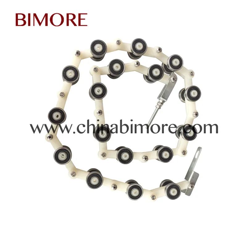 Fujitec Escalator Rotary Chain L117mm 17 joints Pitch 60mm Roller D24mm 608RS (9)