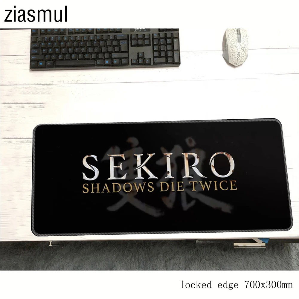 Большой коврик для мыши SEKIRO 700x300x3 мм ноутбука компьютерный игровой HD с принтом