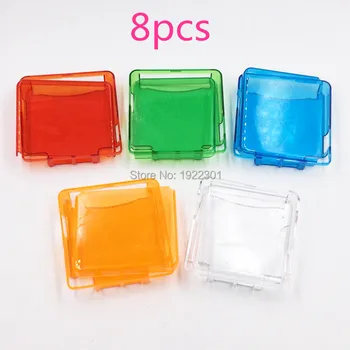 

[8PC/ LOT] Clear Protective Cover Case Shell Housing For Gameboy Advance SP for GBA SP Game Console Crystal Cover Case
