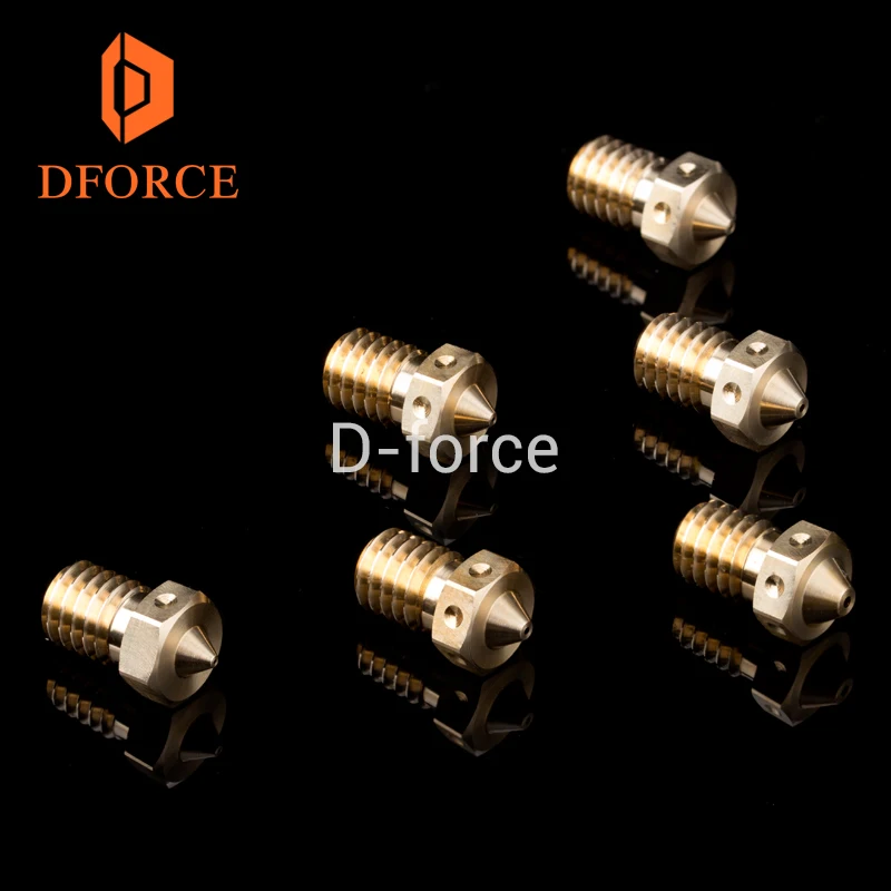 DFORCE высокое качество V6 насадки для 3D принтеров hotend 4 шт./лот 3D принтер Насадка для E3D hotend насадки i3 радиатор titan AER