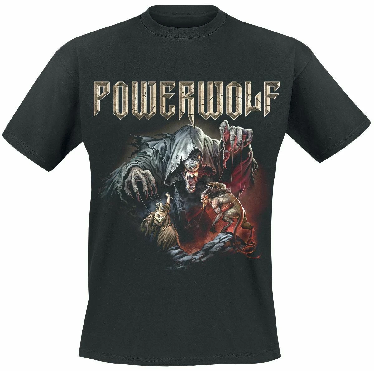 Powerwolf Футболка с принтом Таинство Греха черная футболка короткими рукавами