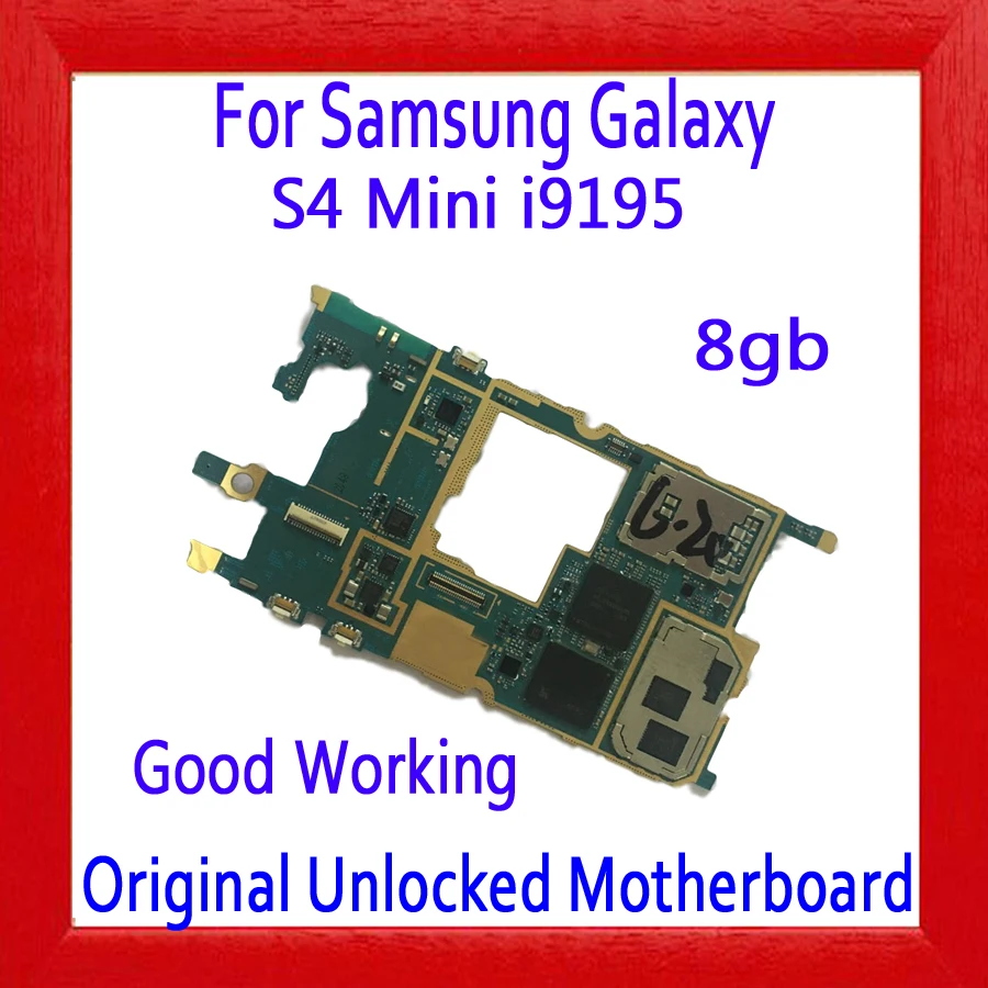 Материнская плата для Samsung Galaxy S4 Mini i9195 оригинальная разблокированная с системой