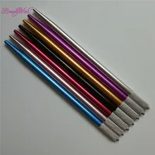 Новое поступление 3x подключение вентиляции квасцы вытягивая иглу+ 1 Нитевдеватель держатель комплект для микро-кольцо инструмент 6 Цвет варианты