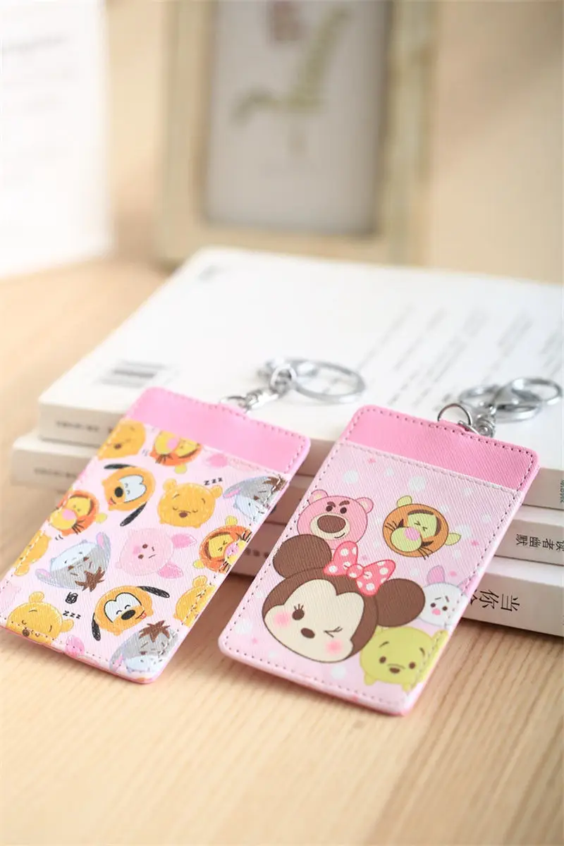 Disney cartoon tsum креативный брелок для карт и удостоверений студенческий набор