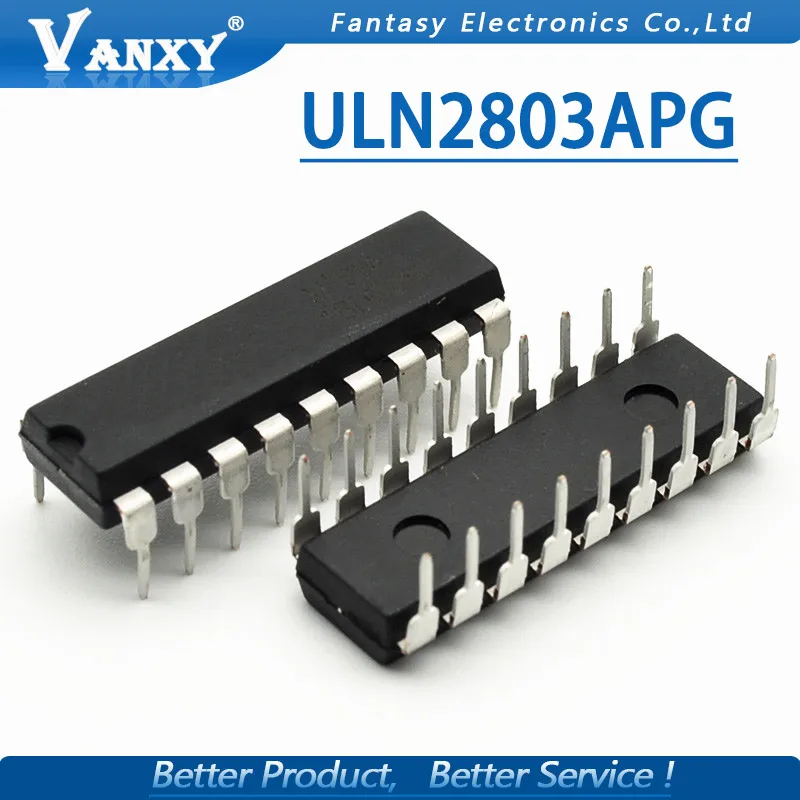 10 шт. ULN2803APG ULN2803 ULN2803A ULN2803AP DIP-18 ULN2803AN Дарлингтона