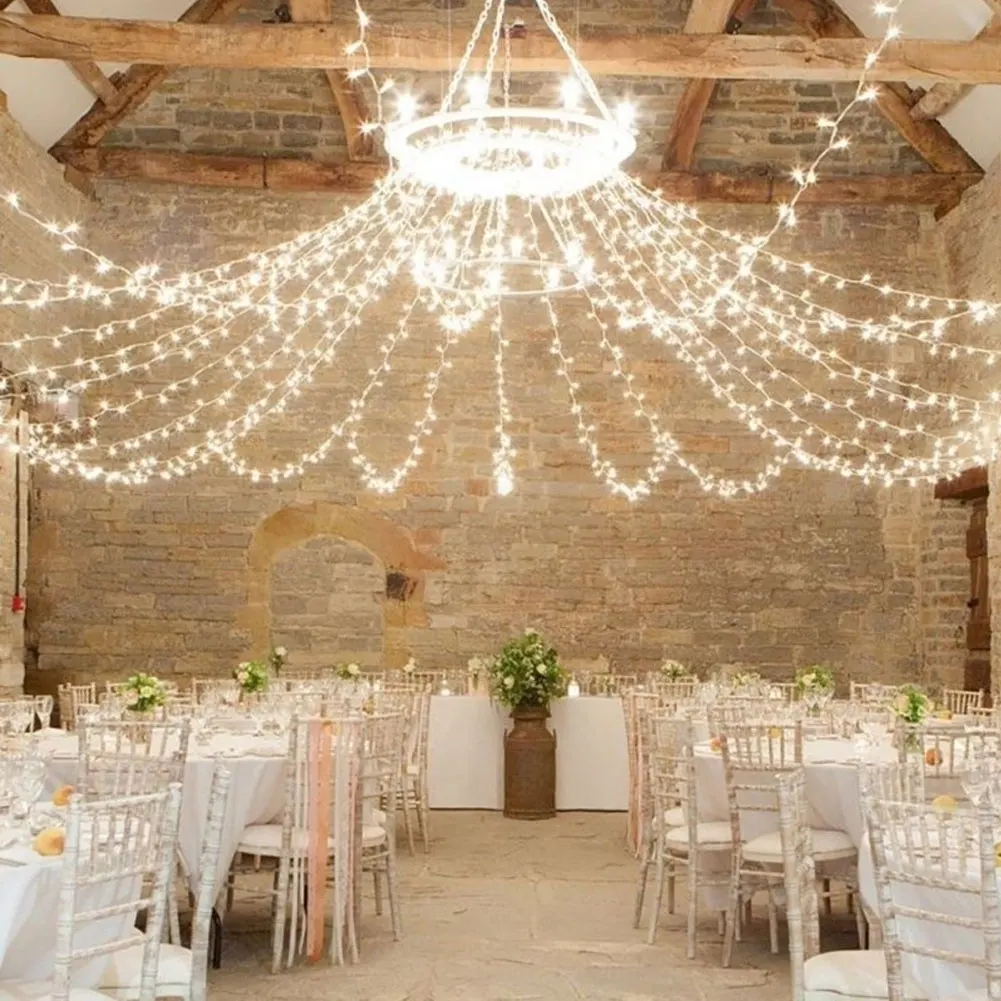 

3x3m Romantic Stringed Light 110/220V 300LEDs Curtain Stringed Light Window Decor Light Christmas Wedding Party Decor Light