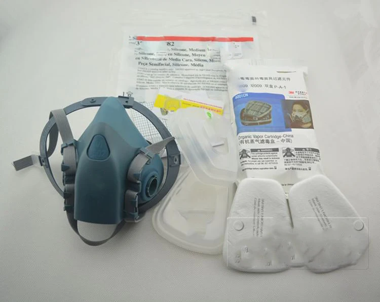 Antivirus dust proof masks with cartridge and 2pcs filter papers