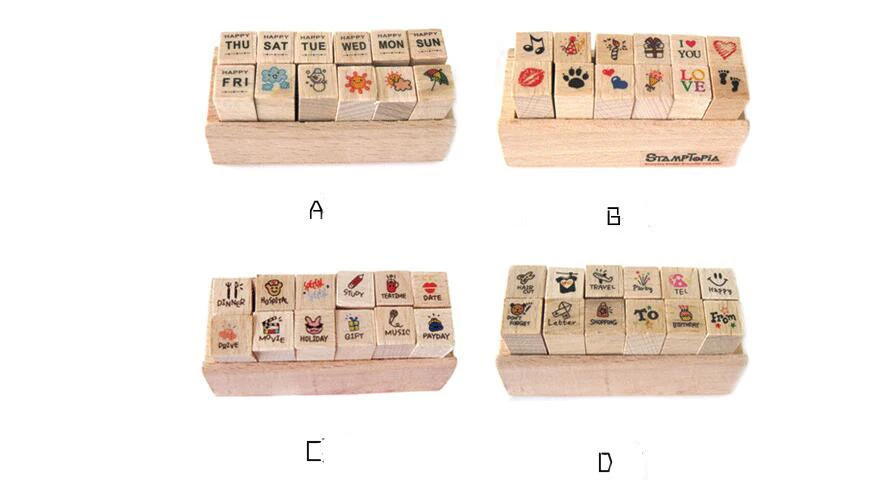 Дневник деревянный штамп для школы подарочные штампы для скрапбукинга для свадьбы любовный дневник Wrinte милый дневник украшение для ребенка