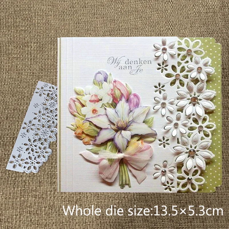 

New Design Craft Metal Cutting Dies cut die flower lace card envelope Scrapbooking Album DIY Paper Card Craft Embossing Die Cuts