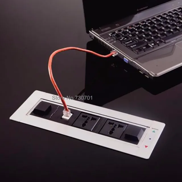 Automatic Multifunctional Audio Office Socket With Hdmi Vga Rca Automatic Multifunctional Audio Office Socket With Hdmi Vga Rca Data Connector Desk Plug