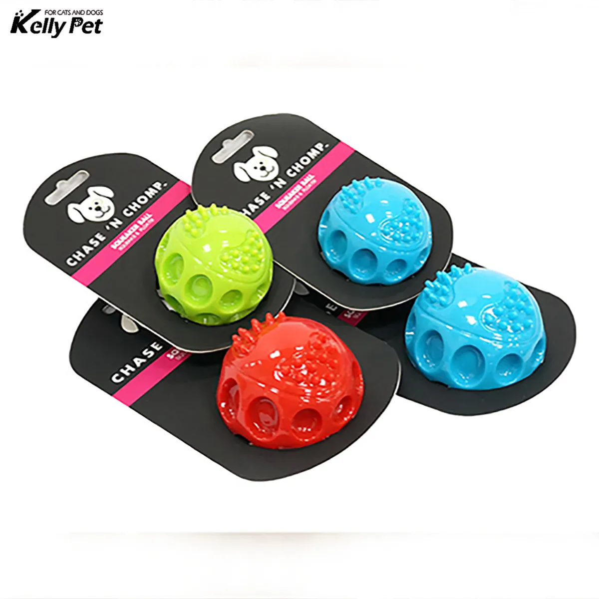 

Dog Toys Squeaking Bouncing Ball Durable Floatable Springy Pet Toys Squeaky Ball Bite Resistant for Small to Large Dogs
