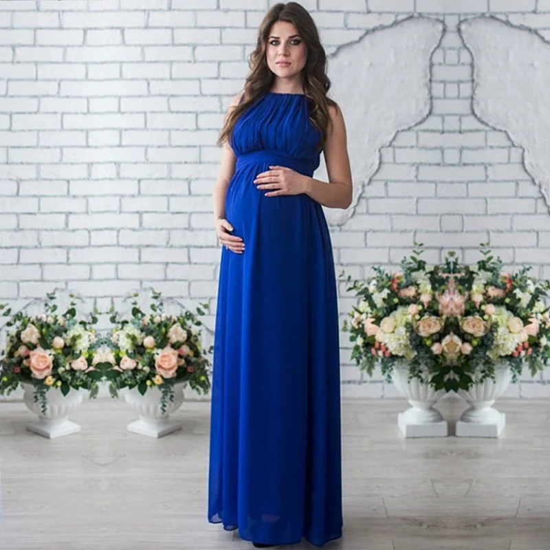 Smdppwdbb для беременных Подставки для фотографий Необычные платья для беременных мода для беременных Одежда Макси Шифоновое Платье фотосессии платье