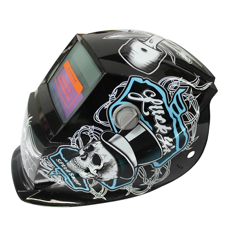 

Adjust Solar Pro Solar Welder Mask Auto-Darkening Welding Helmet Square Pirate Welding Mask Helmet Welding Helmets For Welder