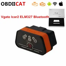 Vgate iCar 2 ELM327 Wifi/Bluetooth V2.1 OBD OBD2 диагностический инструмент для IOS/Android Icar2 Bluetooth OBDII Автомобильный сканер для считывания кода