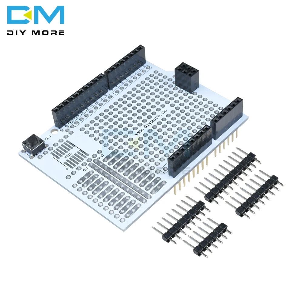 Прототип платы расширения для Arduino UNO R3 макетная плата модуль PRGMR сброс DIY комплект