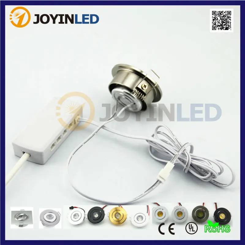 

2016 NEW MINI 6pcs 3W 18W Dimmable LED Spotlight LED Cabinet Light Recessed MIN Lamps Free Shipping