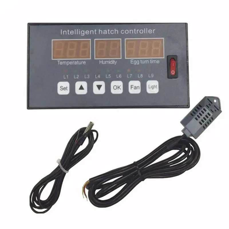 

XM-16 Multifunction Temperature Humidity Controller Incubator Automatic Incubator Egg Hatcher Temperature And Humidity Sensors
