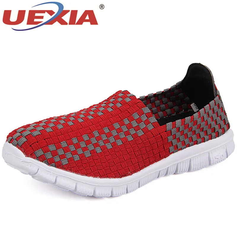 

UEXIA New Women Mesh Breathable Shoes Summer Women Loafers Casual Flats Female Footwear Fashion Lady Shoes Light Sneakers Casual