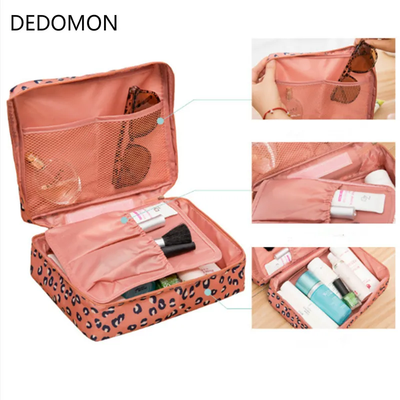  Waterproof Women Makeup bag Cosmetic bag Case Dot Beauty Case Make Up Purse Organizer Storage Trave