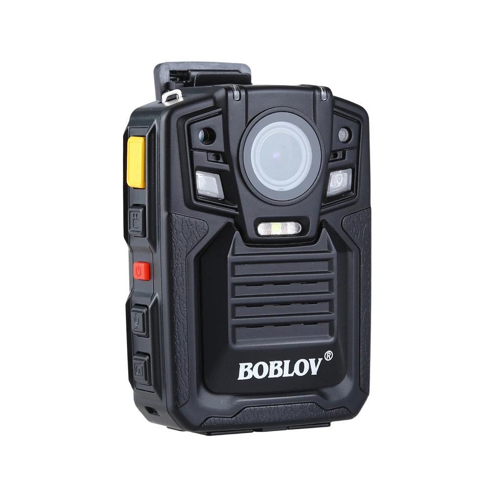 BOBLOV HD66-02 64GB HD 1296P Ambarella Body Камера носимый 2,0 lcd HDMI полицейский мини-камера видео рекордер с внешним HD объективом