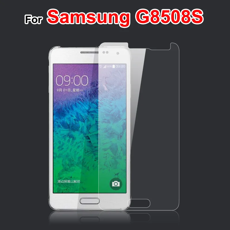 2.5D easy to handle Explosion-proof Premium Tempered Glass screen protecor film For Samsung G8508S/alpha 30pcs/lot Free DHL | Мобильные