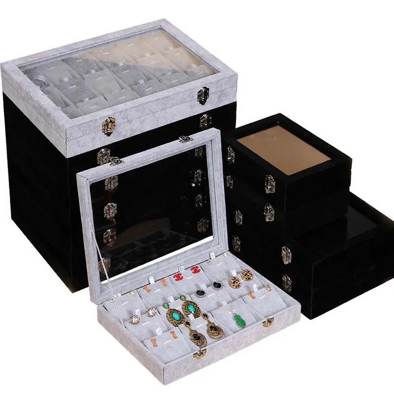 Wholesale 2017 Hot Selling New Black Pendant Jewelry Display Box