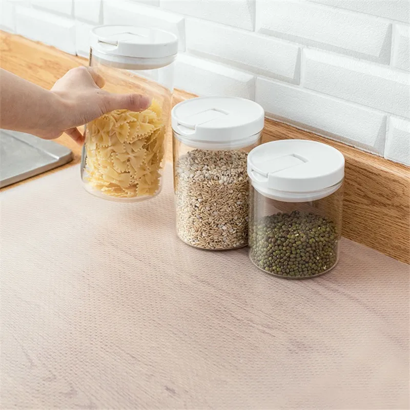  45*150 cm Clear Waterproof Oilproof Shelf Cover Mat Drawer Liner Cabinet Non Slip Table Adhesive Ki