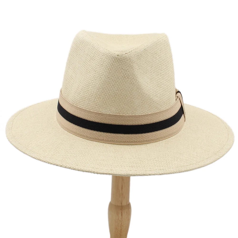 chapeau de soleil paille large bord Panama