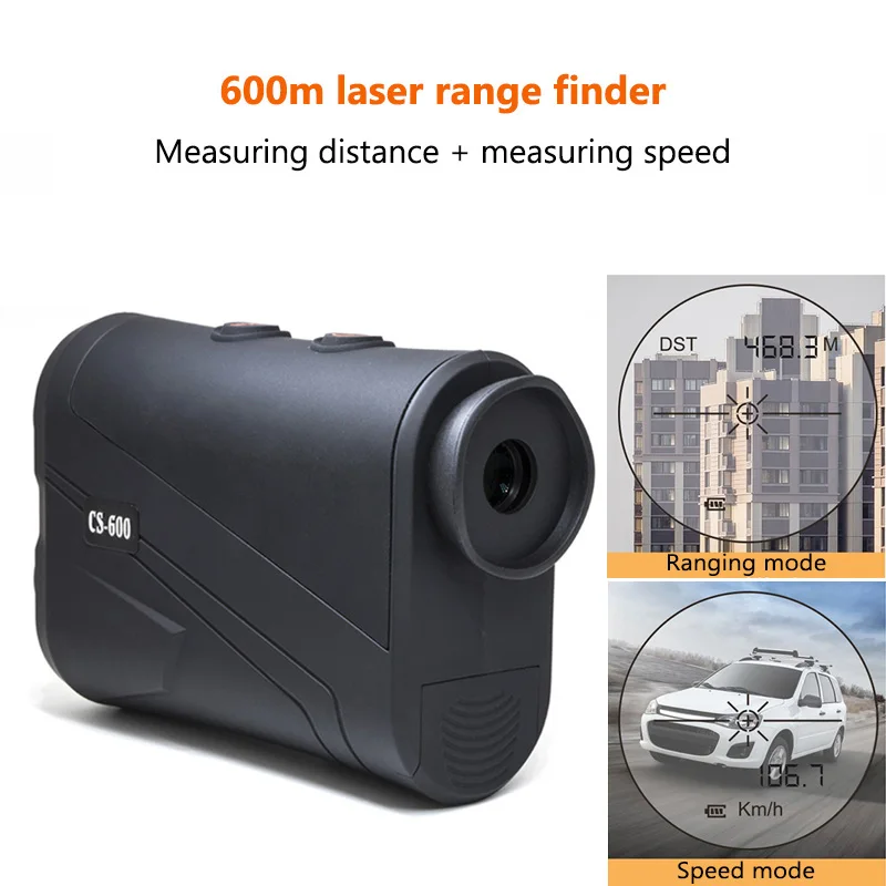 

600m Laser Distance Meter Laser Range Finder Handheld Monocular Outdoor Hunting and Golf Laser Range Finder Telescope trena