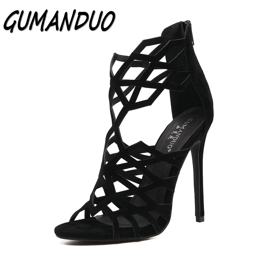 gladiator open toe heels