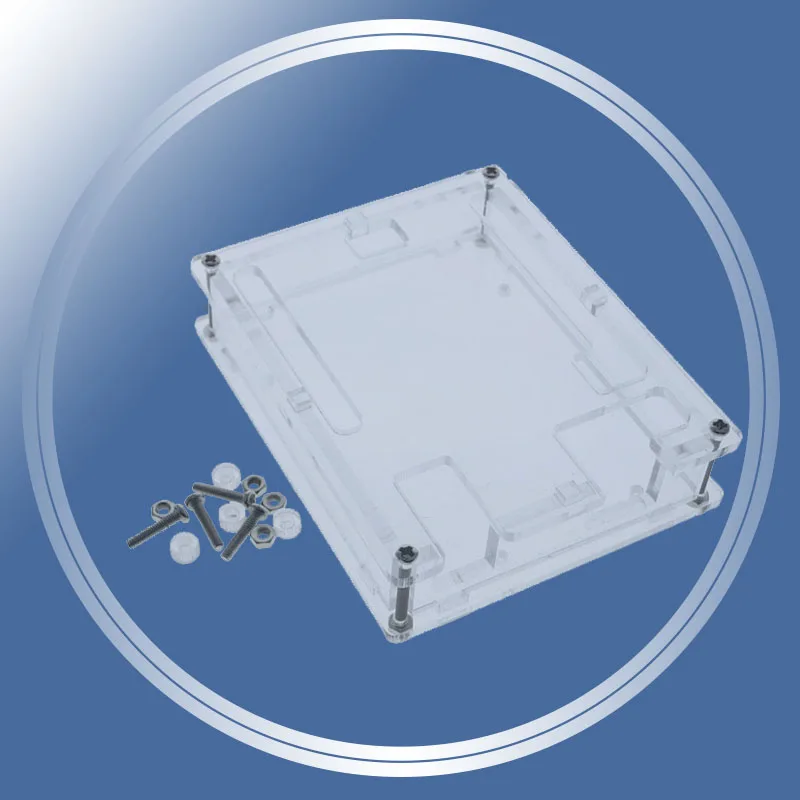 Один набор прозрачный корпус коробки для Arduino UNO R3|shell box|shell setshell arduino |