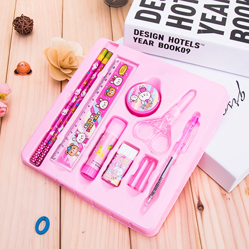 多機能鉛筆削り 10ピース セット かわいい ボールペンチ 文房具セット 子供の誕生日プレゼント Stationery Set Aliexpress