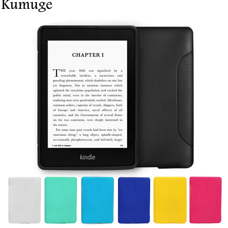 

For Funda Kindle Paperwhite 4 Case Soft Ultra Slim TPU Silicon Tablet E-reader Back Cover for Capa Kindle Paperwhite 1/2/3 Coque