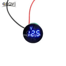 Синий цифровой индикатор напряжения 2 провода DC 8-150 V 12 V/24 V/60 V/96 V Электричество остается батарея тестер литий свинцово-кислотный Универсальный