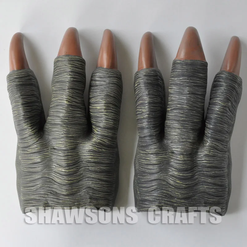 

Jurassic World Dinosaurs Claws Pretending Toys Soft Rubber Gloves Paws